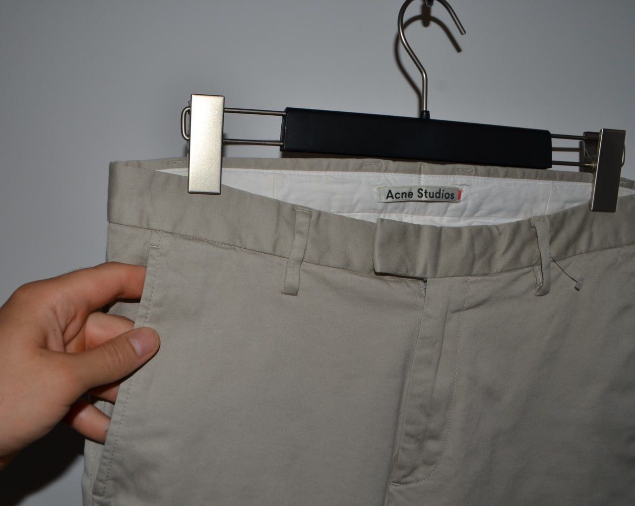 Acne Studios Acne Studios Max Twill Chino Cropped Trouser Jogger Pants Size US 34 / EU 50 - 2 Thumbnail