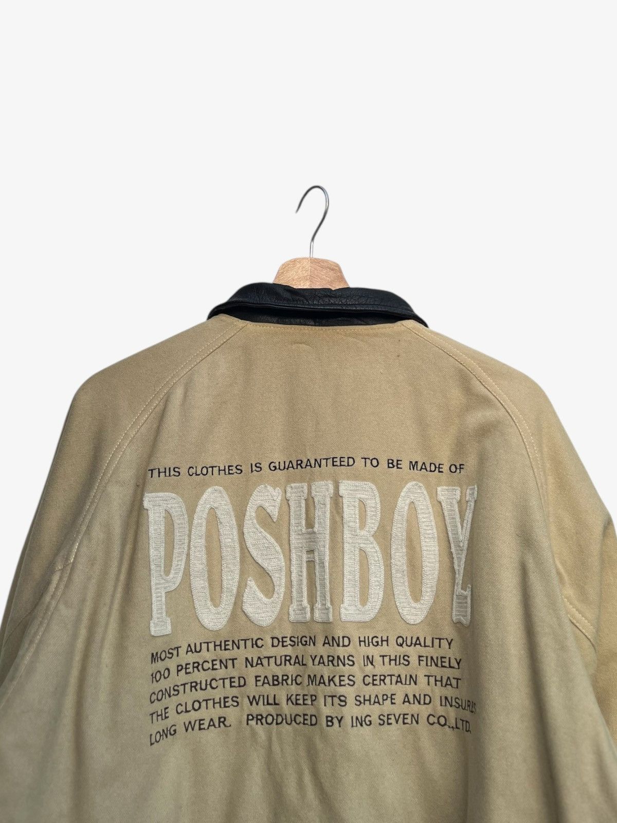 Leather Posh Boy Leather Sleeves Reversible Stadium Jacket Size US L / EU 52-54 / 3 - 13 Thumbnail