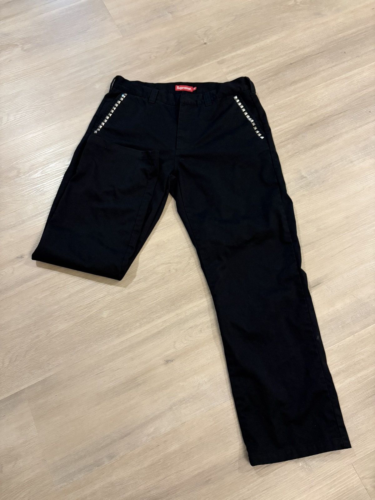 Supreme SS26 Supreme Chino Pant Playboy Black 34 | Grailed