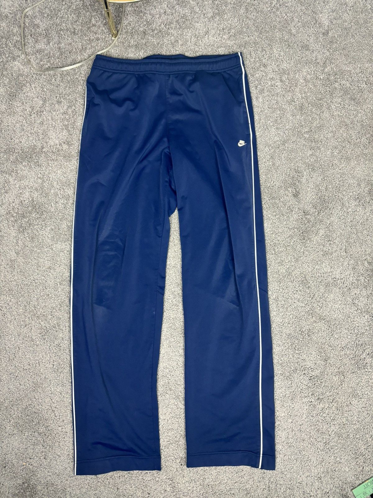 Nike Y2k silver tag blue nike track pants Size US 32 / EU 48 - 6 Thumbnail