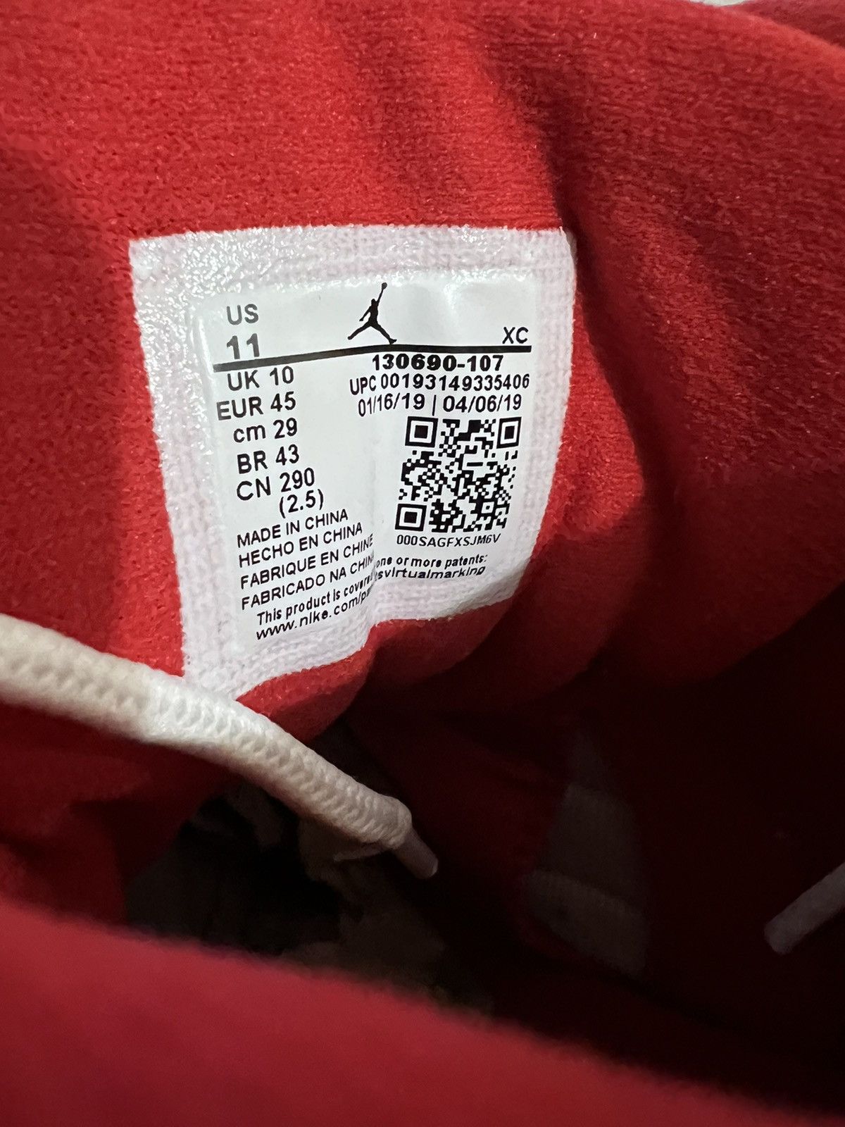 Japanese Brand × Nike Air Jordan 12 “FIBA” *No Box white red gold Size US 11 / EU 44 - 10 Thumbnail
