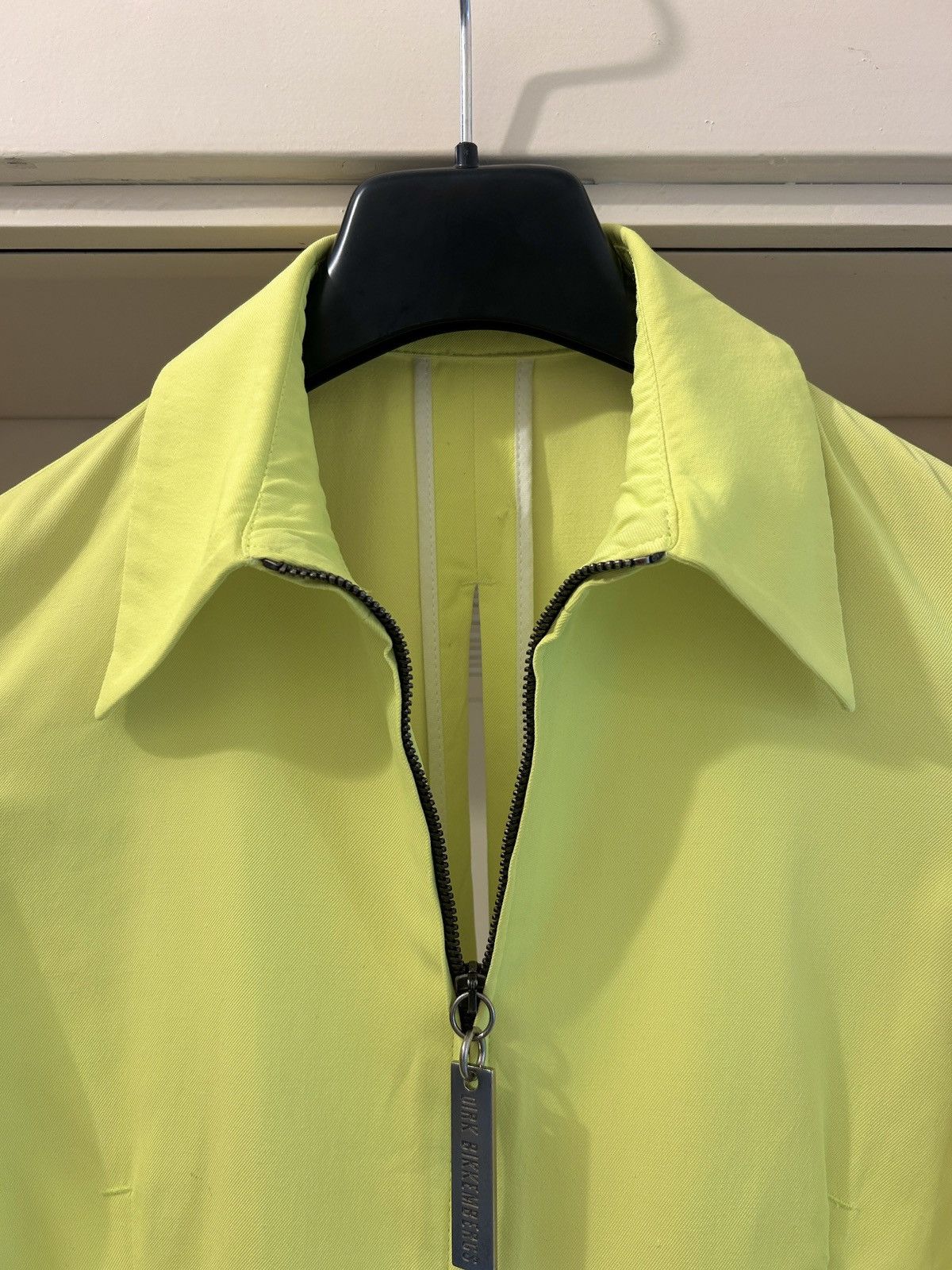 Dirk Bikkembergs S/S 1997 neon yellow open vent slits short jacket Size M / US 6-8 / IT 42-44 - 10 Thumbnail