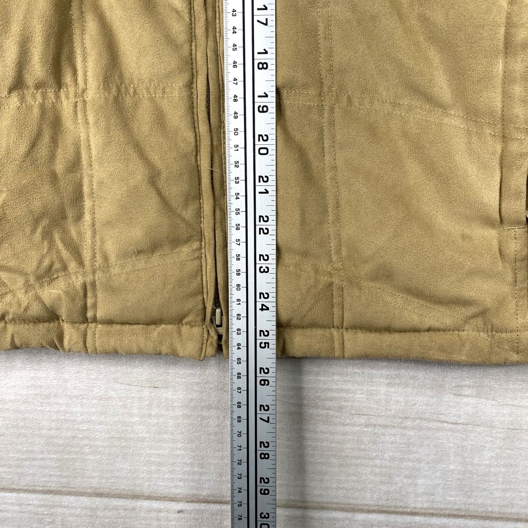 Vintage LL Bean Jacket Womens PS Petite Brown Down Parka Coat Hooded Faux Fur/Suede Mid-Length Casual Womens Vestige Vintage: No Size S / US 4 / IT 40 - 4 Thumbnail