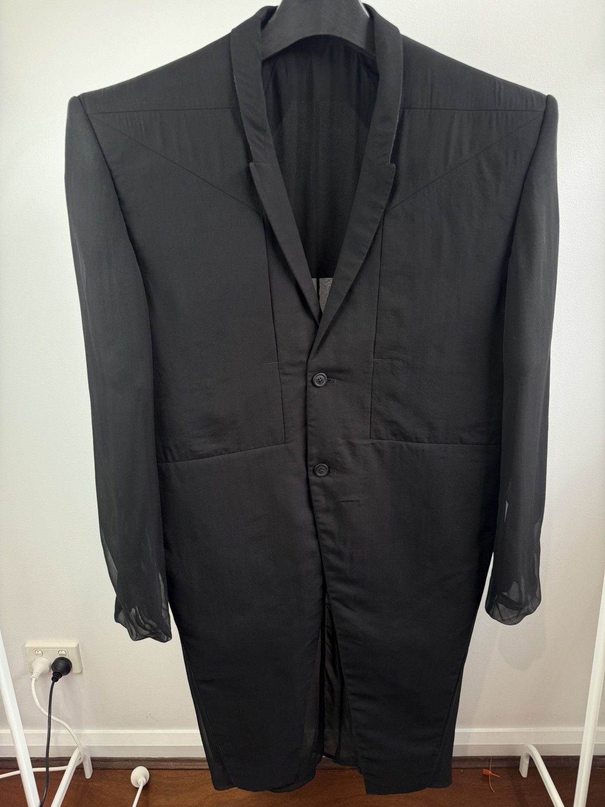 Rick Owens Rick Owens Black Fogtalin Coat Size US S / EU 44-46 / 1 - 10 Thumbnail