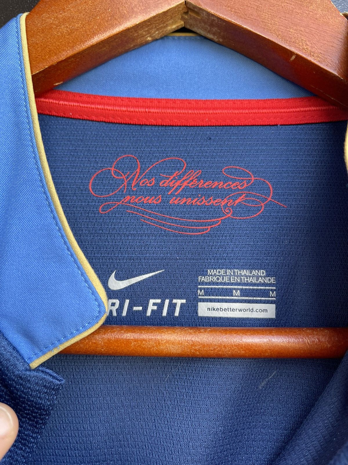 Nike France 2012 2013 Home Jersey Nike Men’s M Football Shirt Size US M / EU 48-50 / 2 - 5 Thumbnail