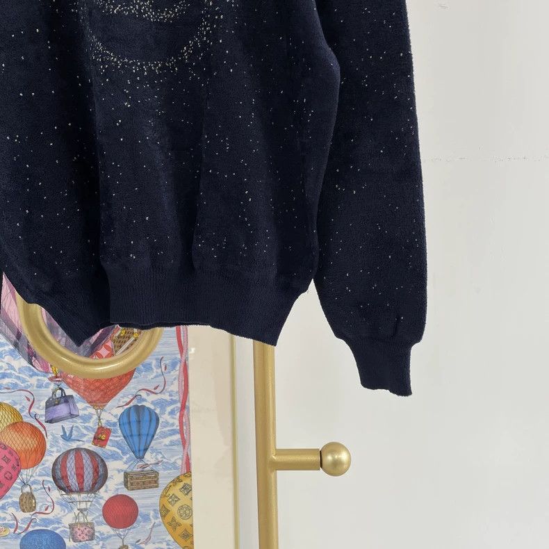 Prada Dark blue starry long sleeves