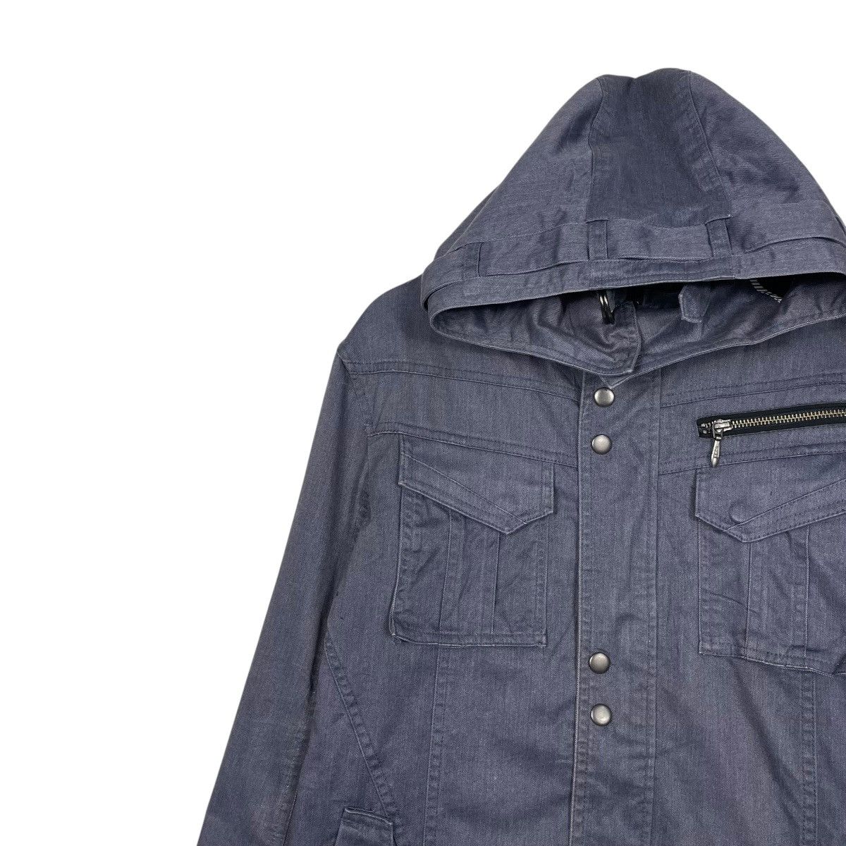 Michel Klein Michel Klein Hooded Multipocket Jacket Size US M / EU 48-50 / 2 - 6 Thumbnail