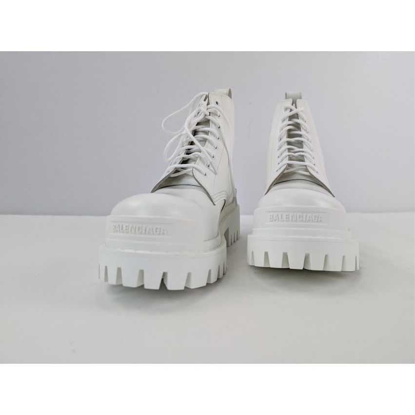 Balenciaga o1rshd1 Strike L20 Boots in Optic White Size US 7 / EU 40 - 7 Thumbnail