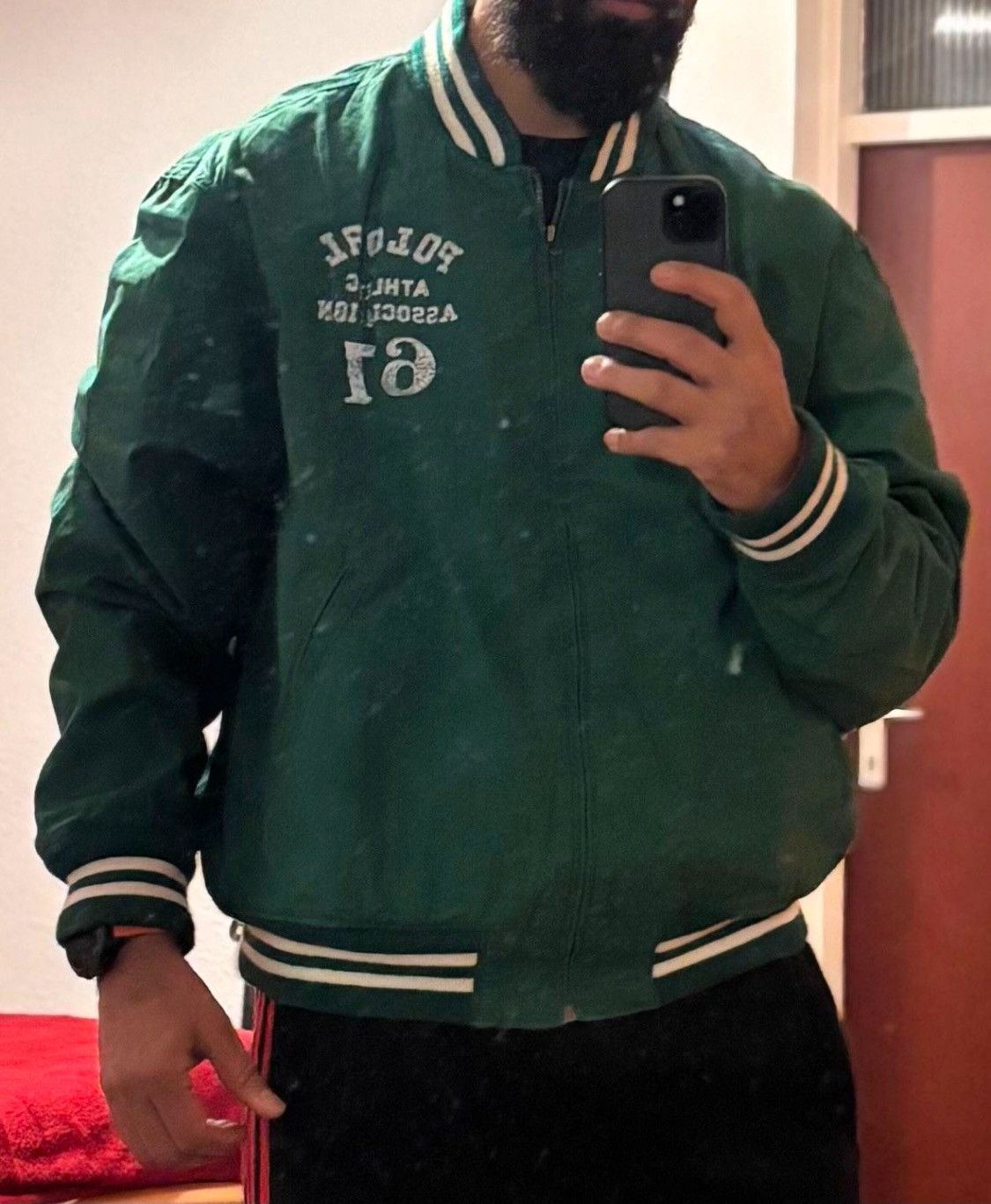 Polo Ralph Lauren Varsity Unlined Bomber Jacket Size US XXL / EU 58 / 5 - 11 Thumbnail