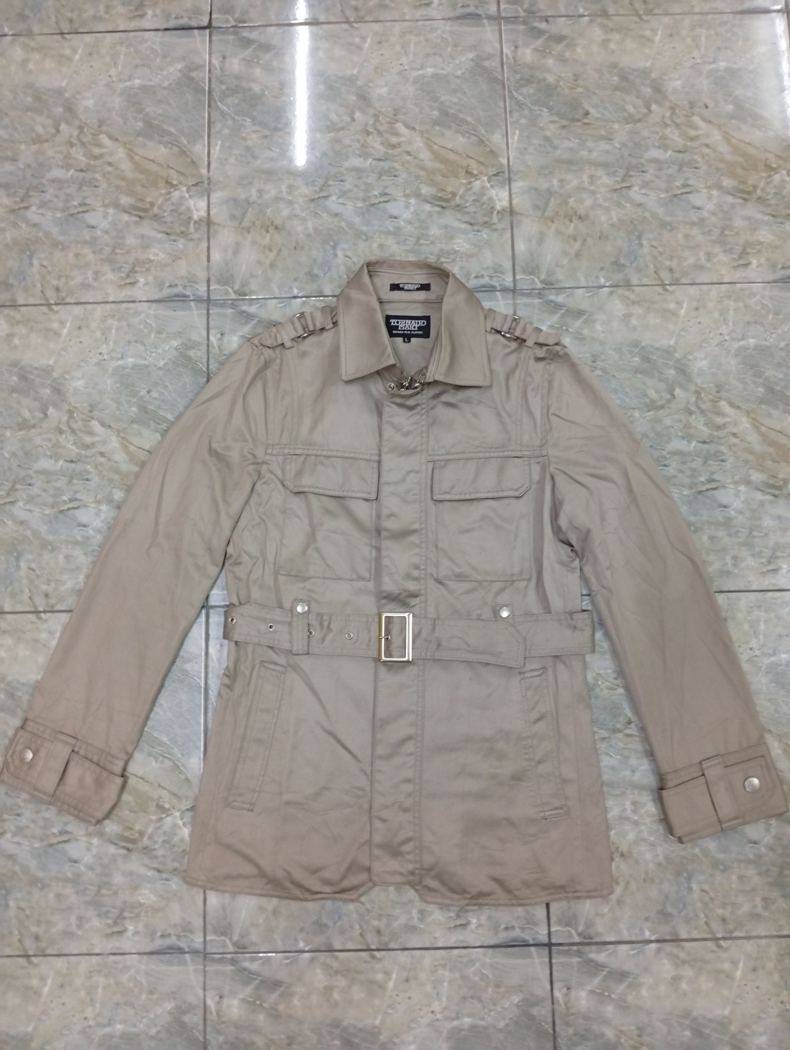 Tornado Mart Trench Coat jacket Size M / US 6-8 / IT 42-44 - 1 Thumbnail