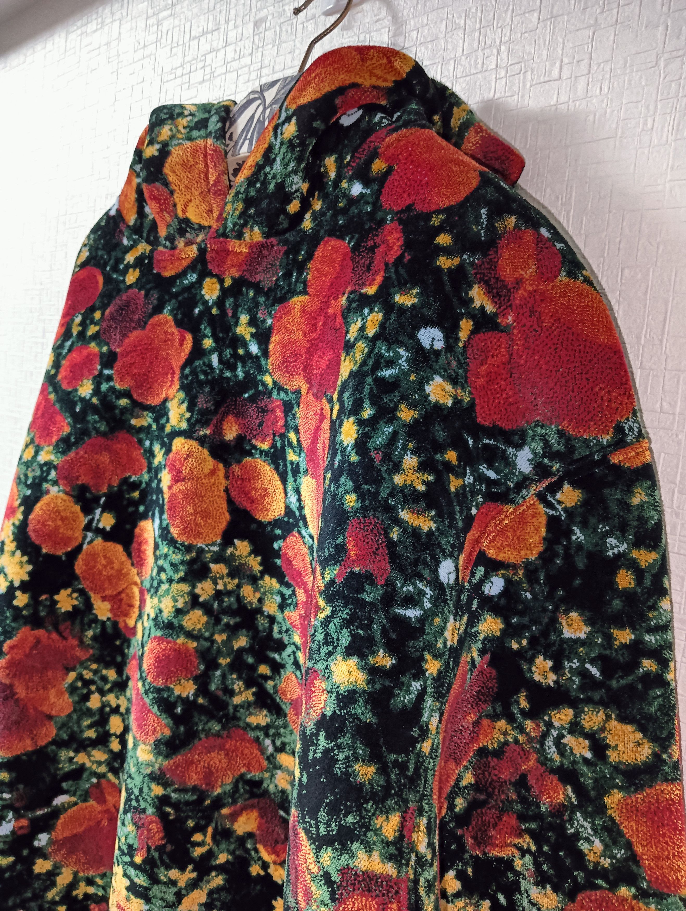 Louis Vuitton 'Poppies' Velour Hoodie Size US L / EU 52-54 / 3 - 3 Thumbnail