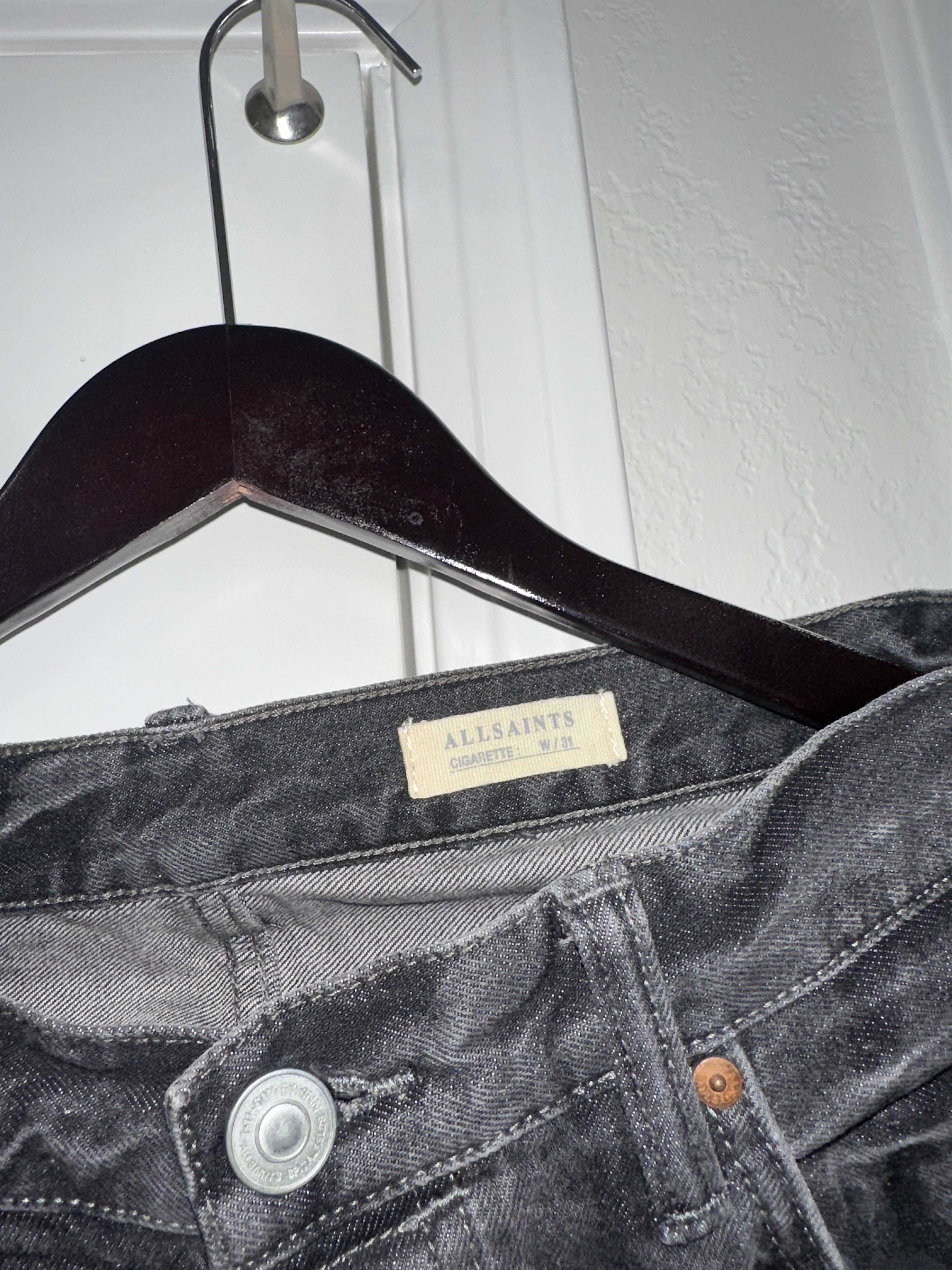 Allsaints All Saints Cigarette Jeans Size US 31 - 4 Thumbnail
