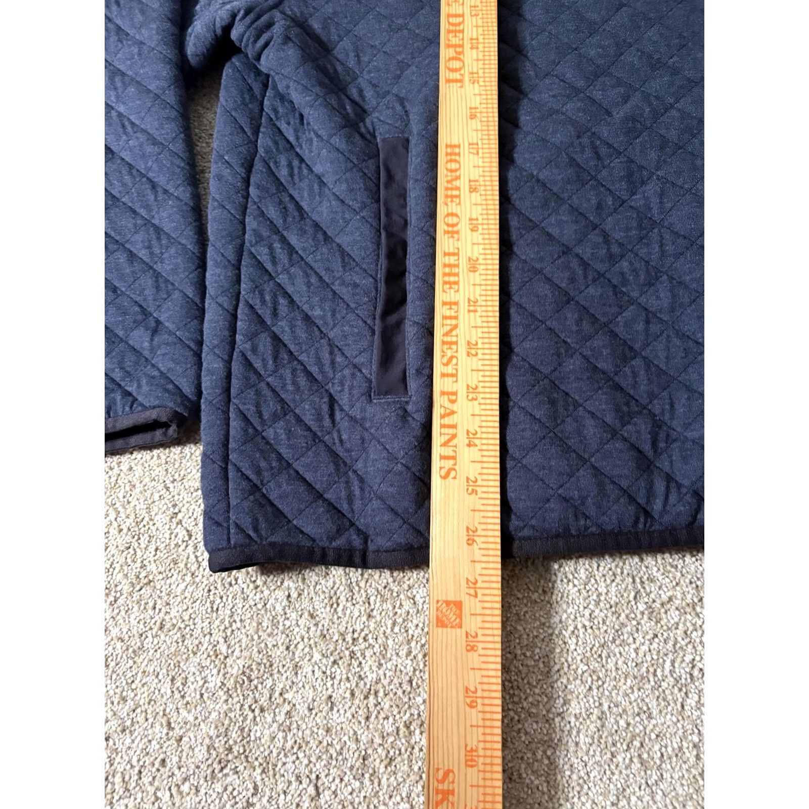 Vintage Ridgecut Toughwear Jacket Mens XL Blue Quilted Snap Puffer Workwear Outdoor Mid-Length Collared Pockets Casual Winter Size US XL / EU 56 / 4 - 6 Thumbnail