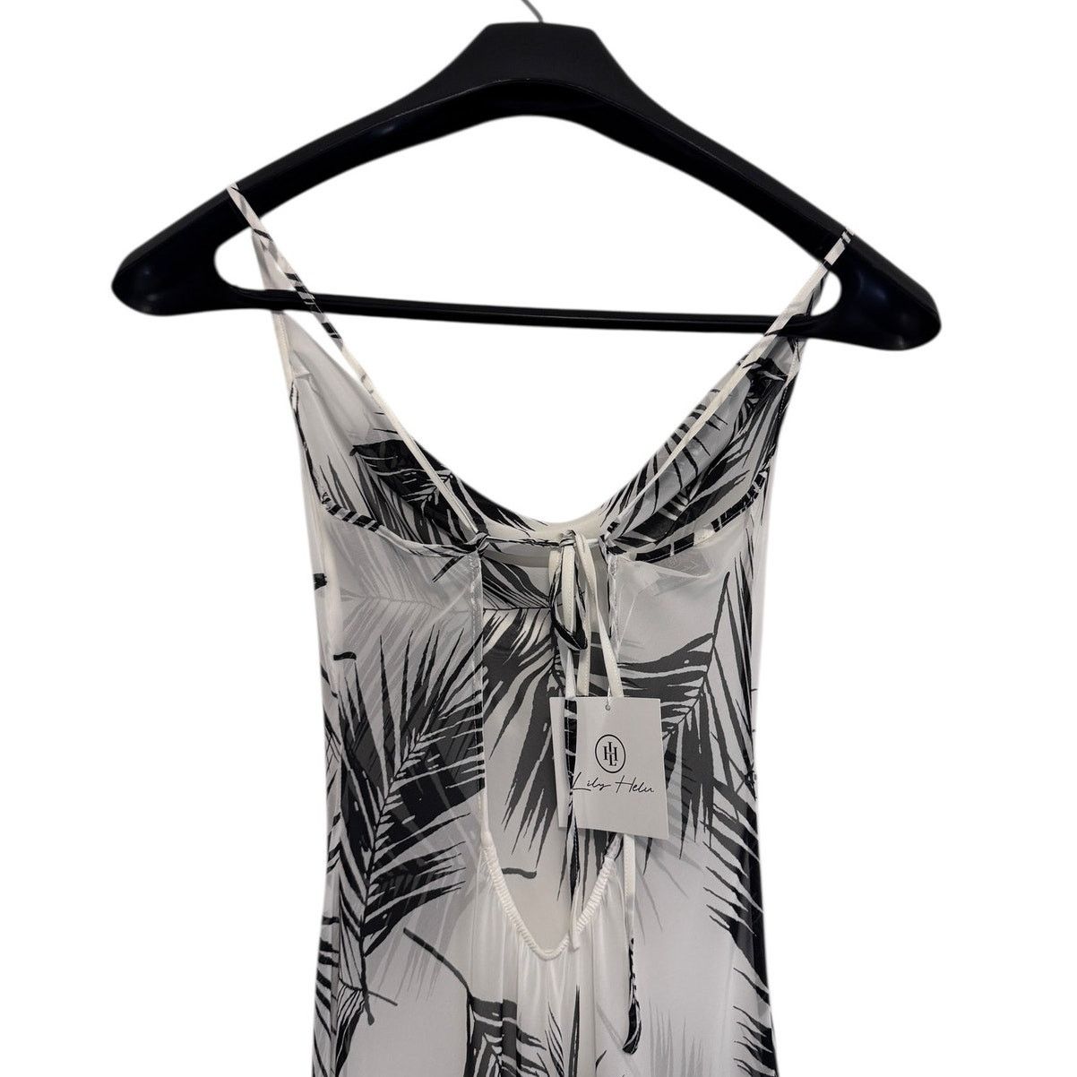 Other NEW BNWT Lily Heu Backless Semi-Sheer Cowl Maxi Dress Small Size S / US 4 / IT 40 - 5 Thumbnail