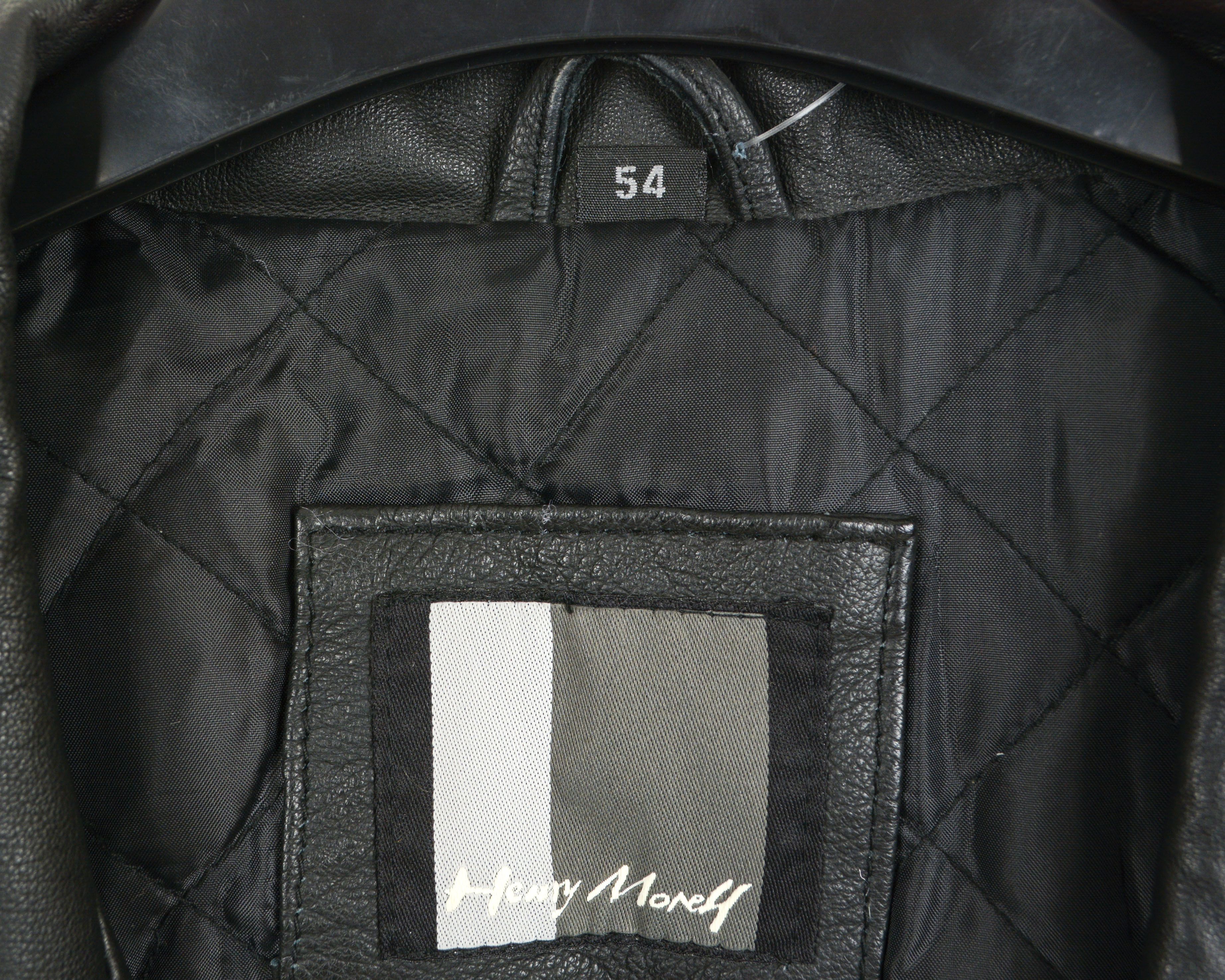 Leather Henry Monell Uk 44 Us Leather Over Coat Jacket XL Biker Size US XL / EU 56 / 4 - 9 Thumbnail
