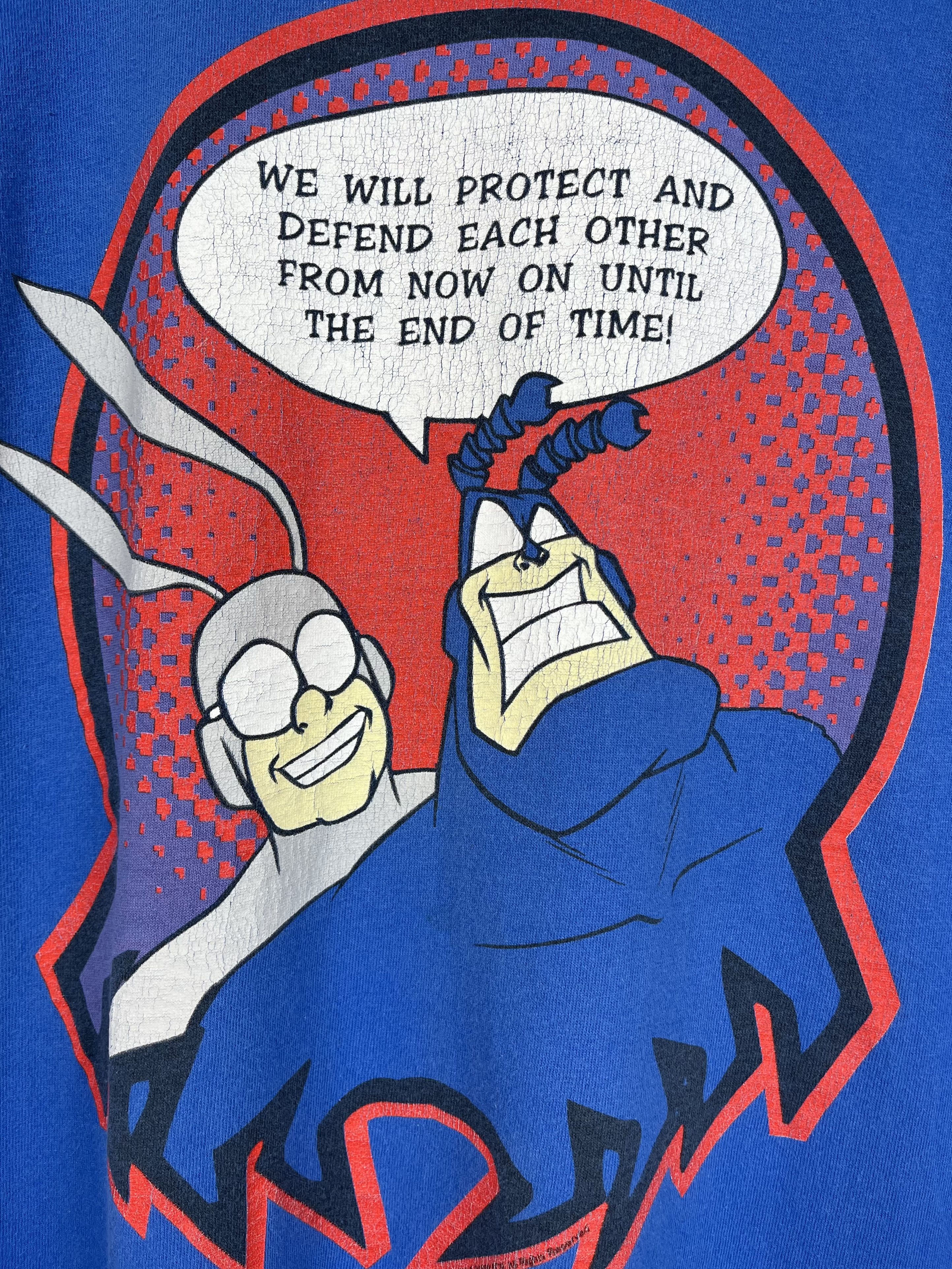 Cartoon Network Vintage The Tick Cartoon Comics T Shirt 1998 Size US XL / EU 56 / 4 - 9 Thumbnail