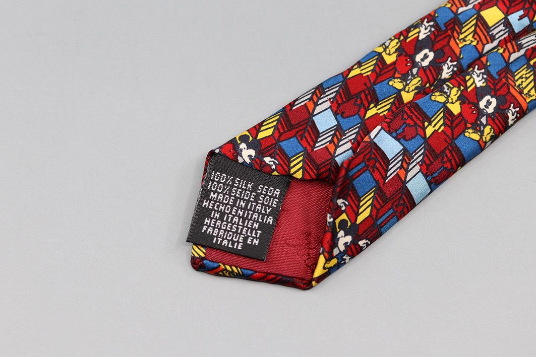 Disney Vintage Mickey Mouse Silk Tie Size ONE SIZE - 4 Thumbnail