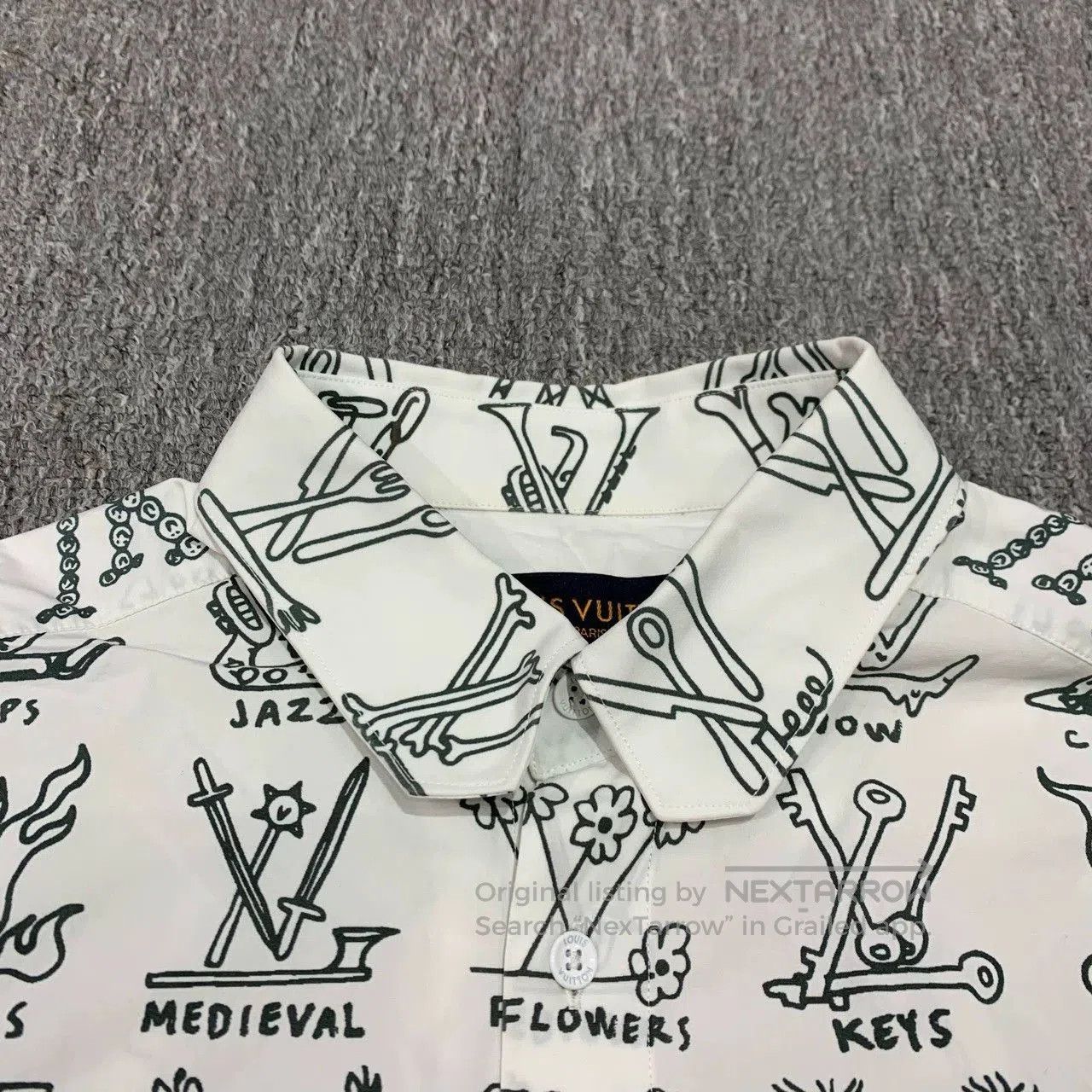 Louis Vuitton lv printed long sleeve shirt jacket. Size US S / EU 44-46 / 1 - 8 Thumbnail