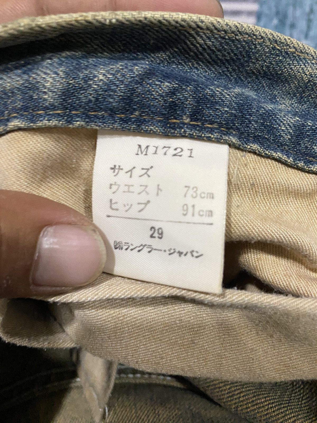 Vintage × Wrangler Vintage Wrangler Seasoned Selvedge Size US 29 - 8 Thumbnail
