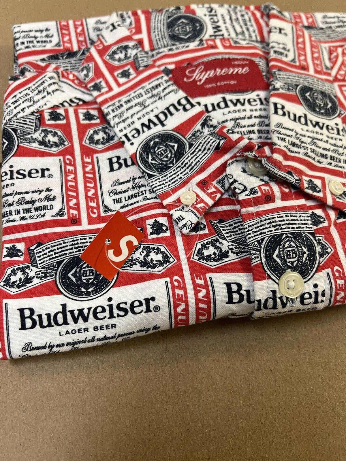 Supreme SS09 Supreme Budweiser Short Sleeve Button Up Shirt M Size US M / EU 48-50 / 2 - 6 Thumbnail