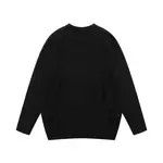 Aran Isles Knitwear Slasher Knit Black Sweater Size US M / EU 48-50 / 2 - 4 Thumbnail