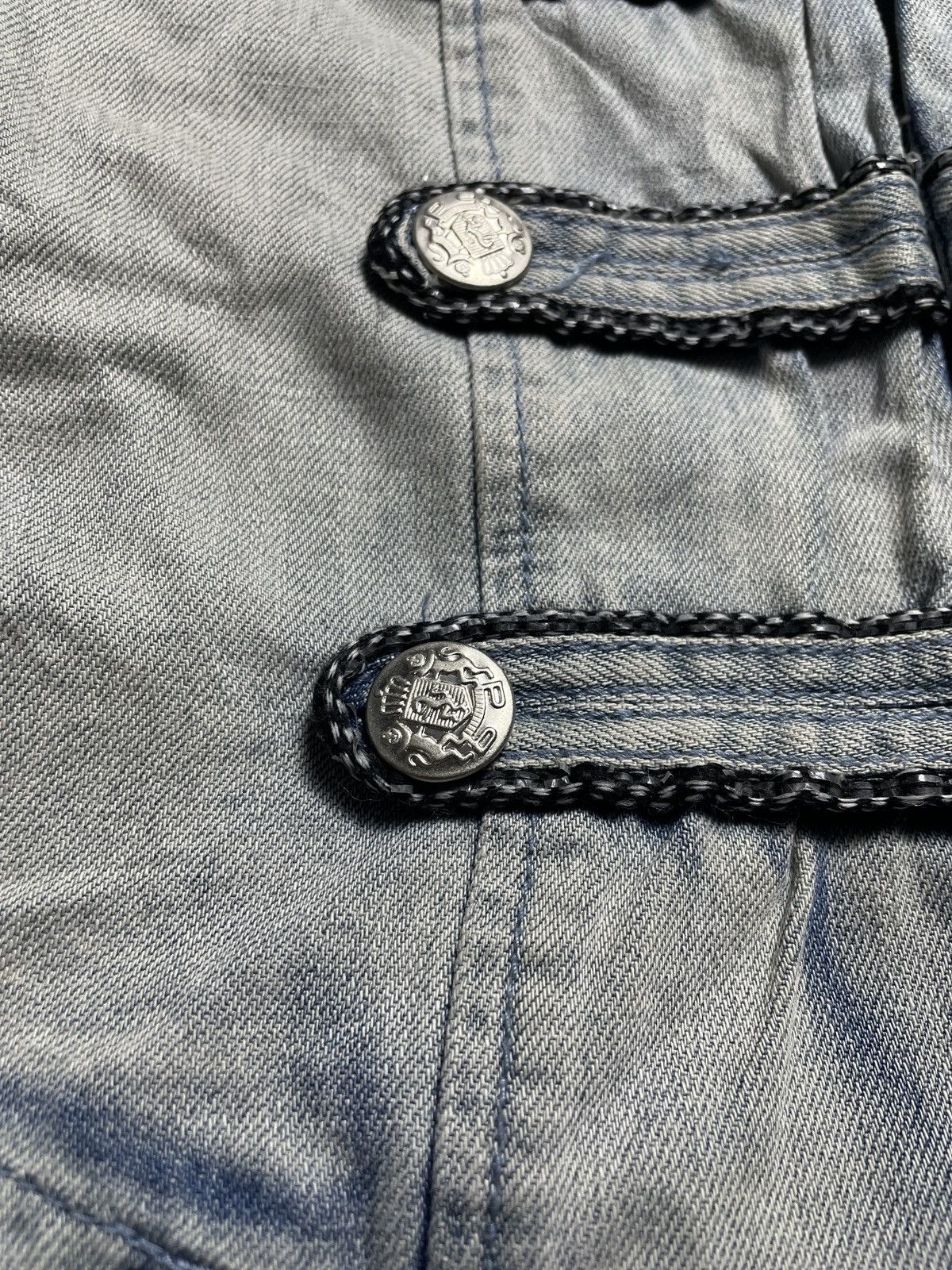 Japanese Brand 2000’s Drcws - Napoleon Wash Denim Jacket Size S / US 4 / IT 40 - 8 Thumbnail