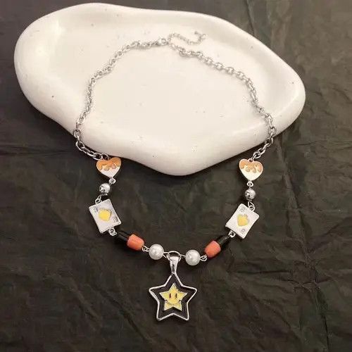 Jewelry Star Charm Choker Y2K Necklace Size ONE SIZE - 3 Thumbnail