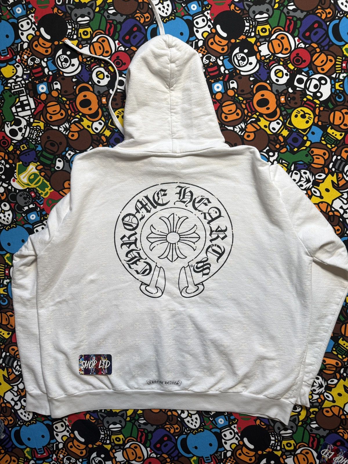 Chrome Hearts Chrome Hearts White Monogram Pullover Hoodie Size US XL / EU 56 / 4 - 14 Thumbnail