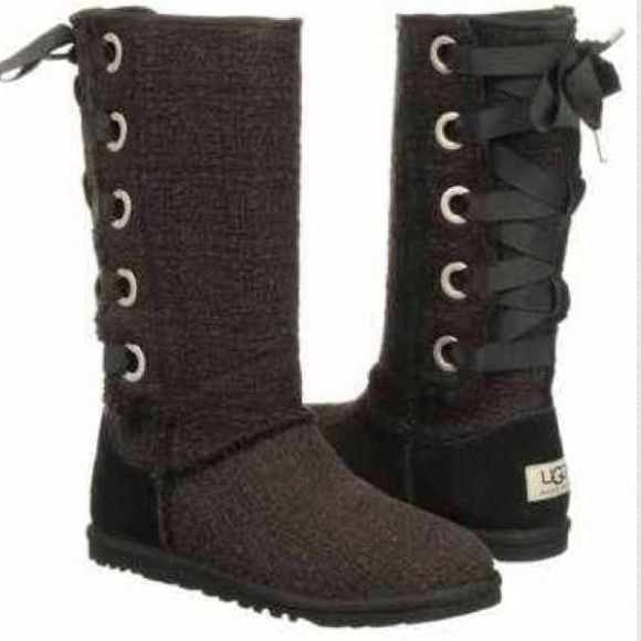 Uggs that lace up in the back sales