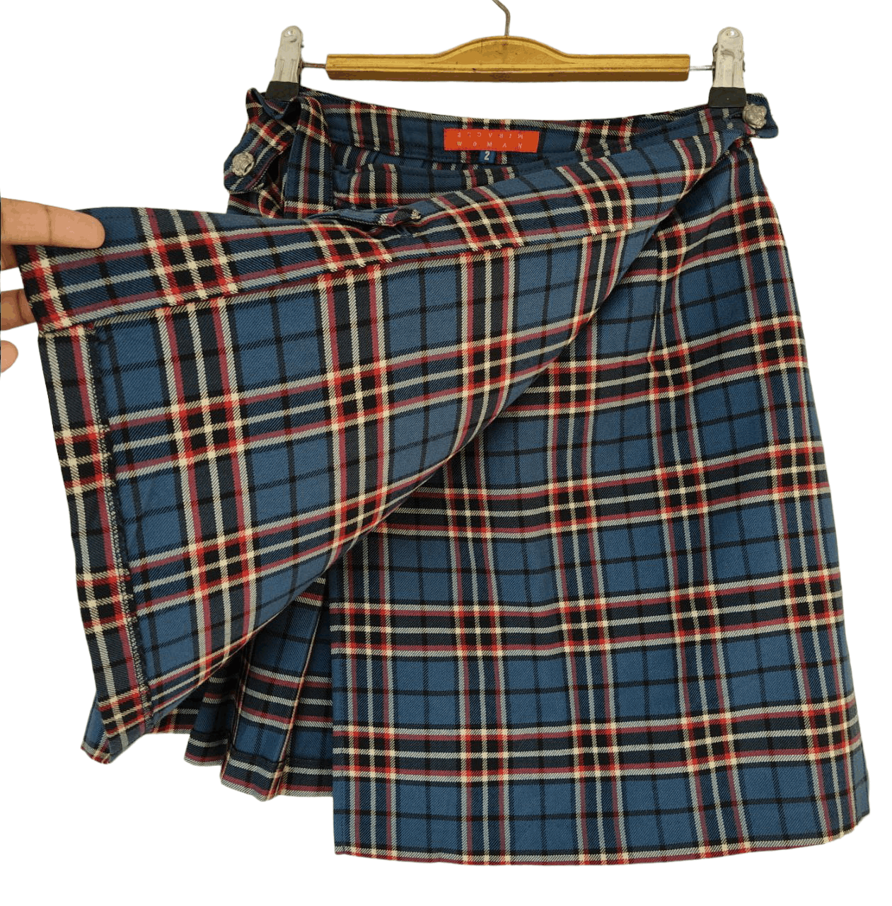 Japanese Brand Miracle Woman Checkered Skirt Hysteric Punk Size 26" / US 2 / IT 38 - 1 Thumbnail