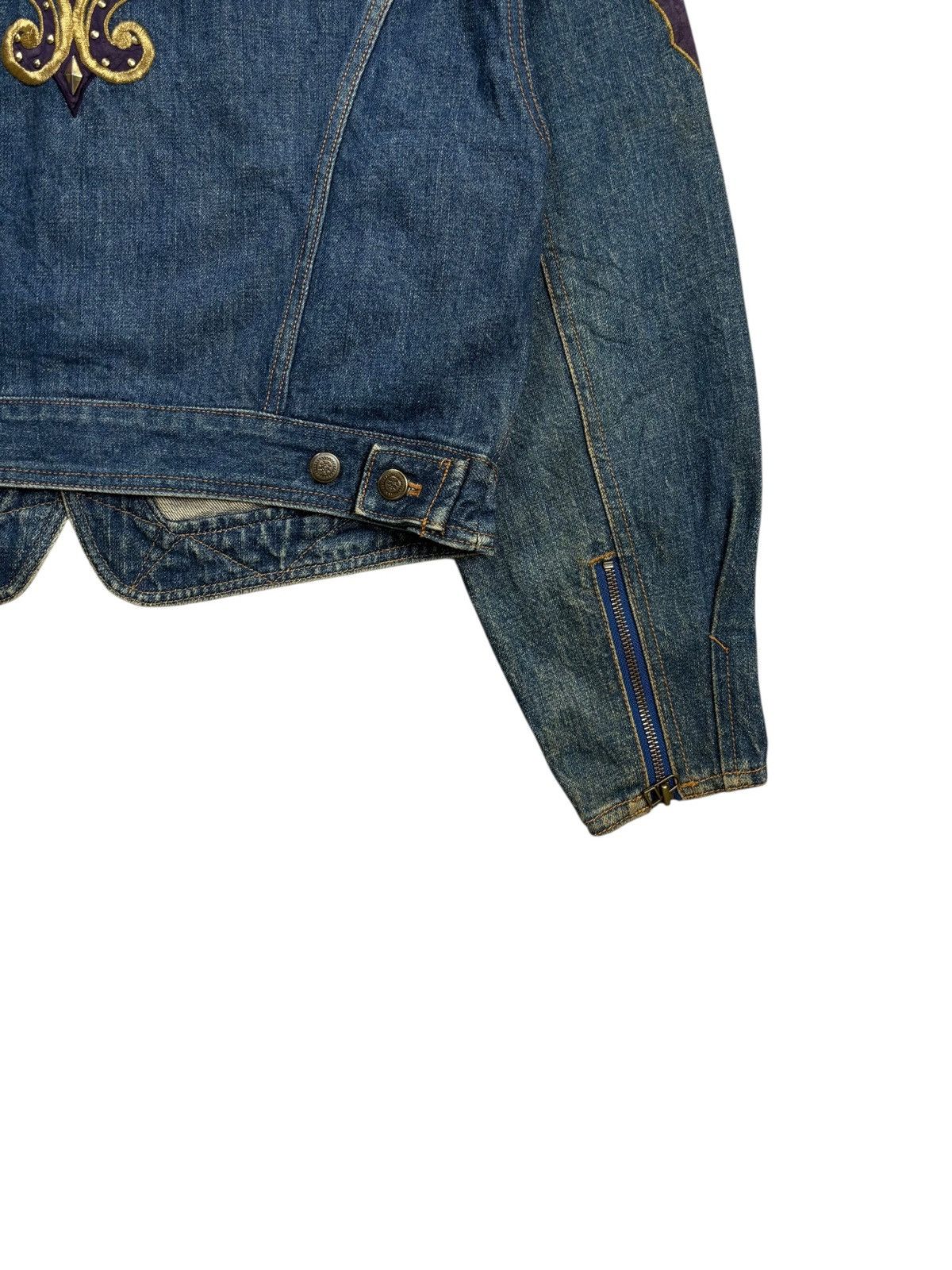 If Six Was Nine 1990s Yoshiyuki Konishi Ethnic Cowboy Patchwork Denim Jacket Size US M / EU 48-50 / 2 - 13 Thumbnail