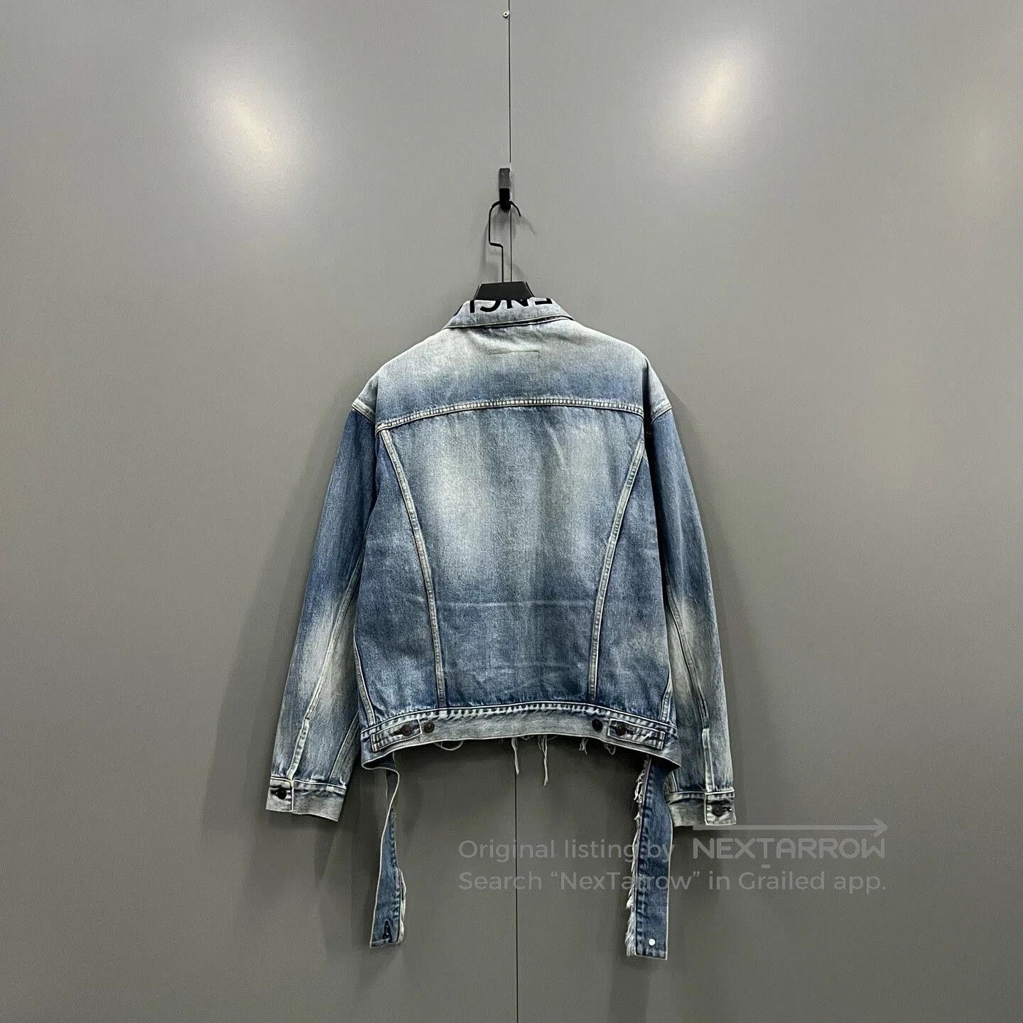 Balenciaga balenciaga embroidered logo denim jacket. Size US S / EU 44-46 / 1 - 2 Thumbnail