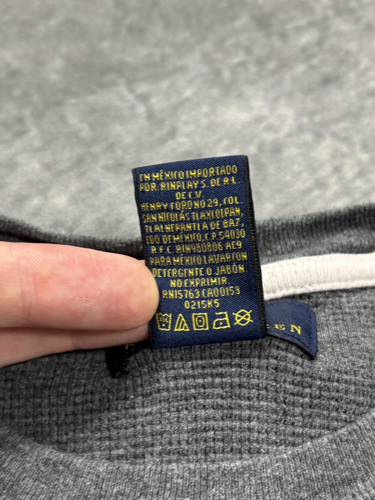 Polo Ralph Lauren Polo Ralph Lauren Thermal Longsleeve Horseman Waffle Vintage Size US S / EU 44-46 / 1 - 6 Thumbnail