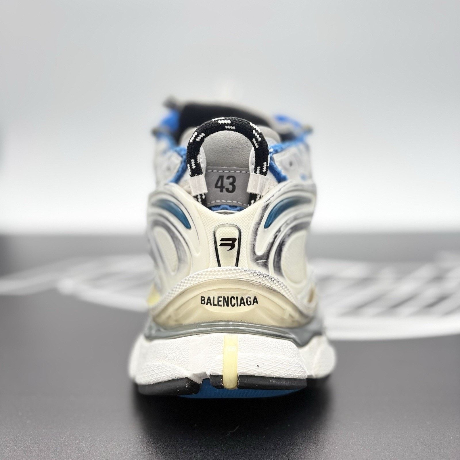 Balenciaga Balenciaga Runner ' White, Blue ' | ONLY WORN 3x Size US 10 / EU 43 - 3 Thumbnail