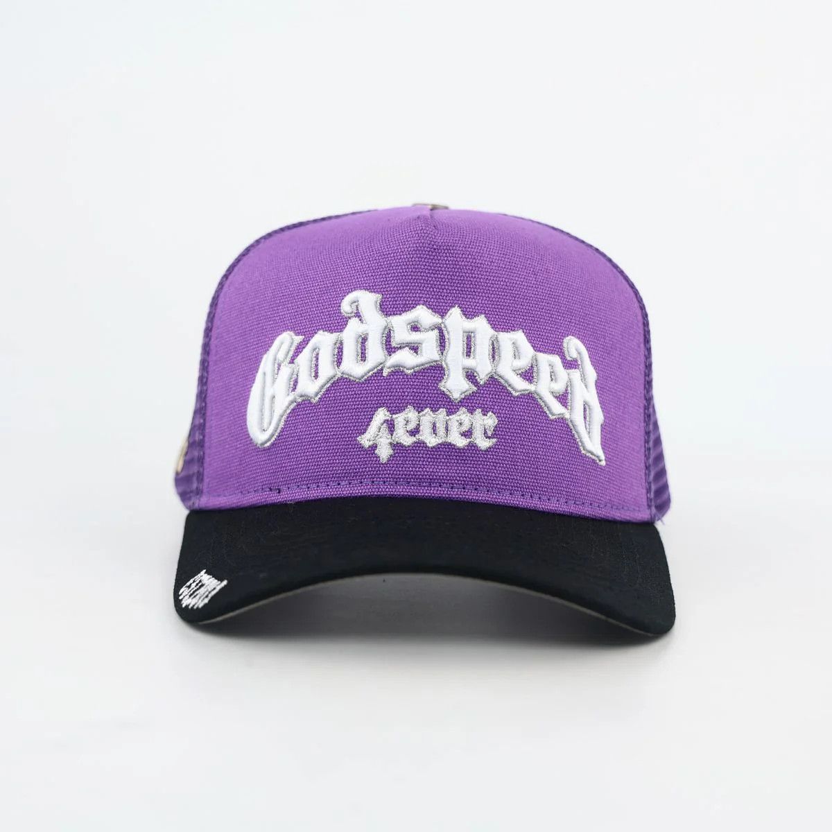 Godspeed Godspeed 'Forever Trucker Boom' Purple & Black Trucker Hat Size ONE SIZE - 1 Preview