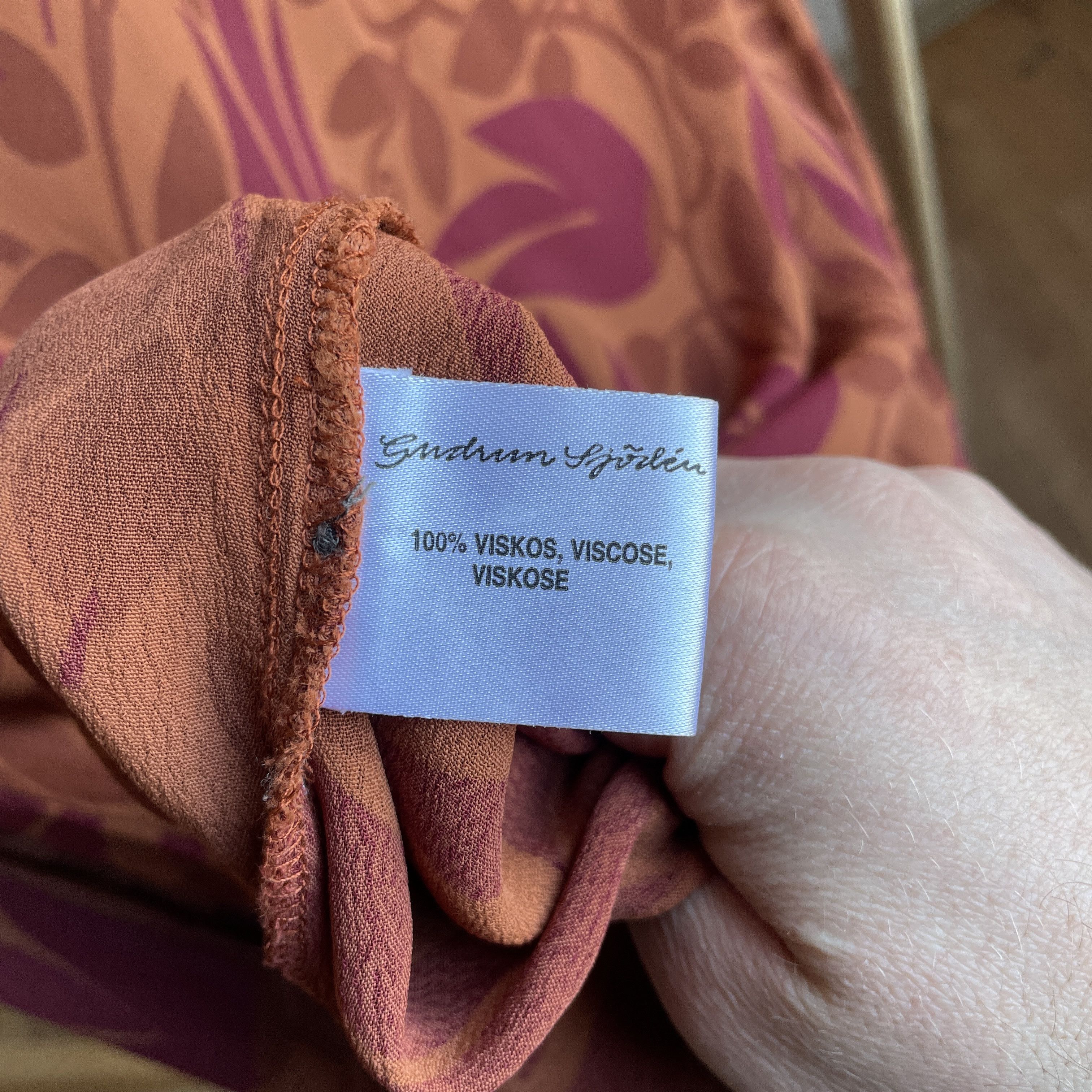 Gudrun Sjoden Gudrun Sjoden Floral Viscose Blouse Size S Size S / US 4 / IT 40 - 10 Thumbnail