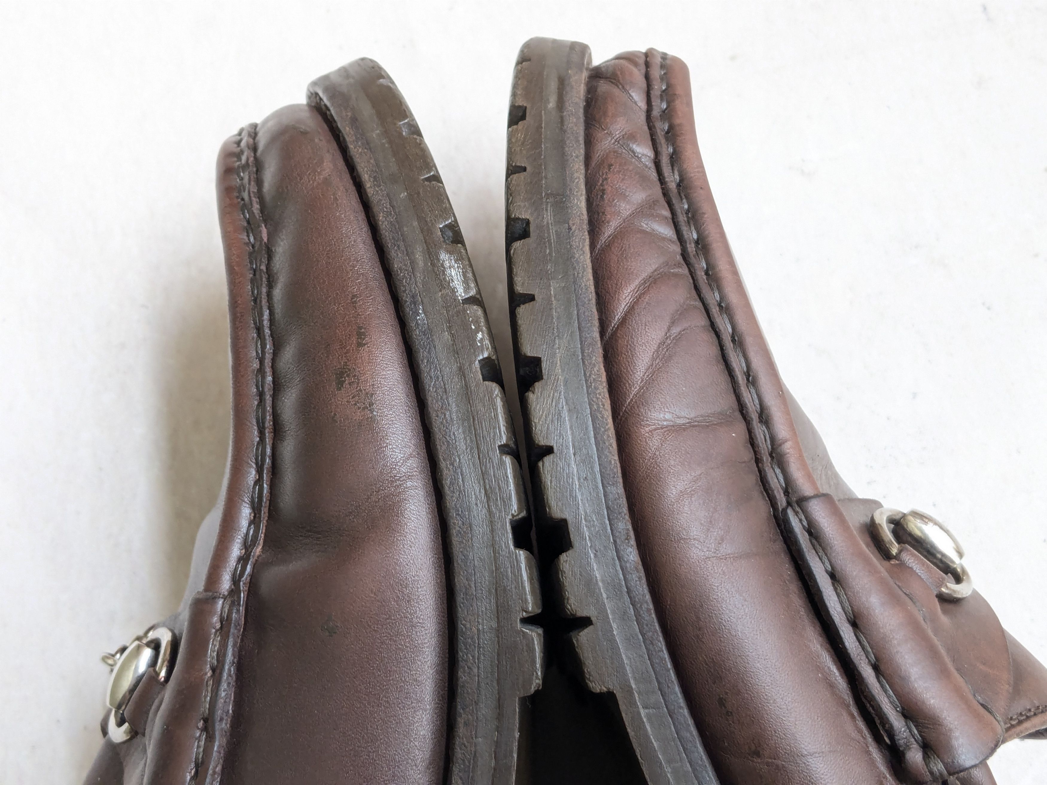 Gucci Gucci Horsebit Loafers Brown Leather 9 D Slip On Size US 9 / EU 42 - 5 Thumbnail