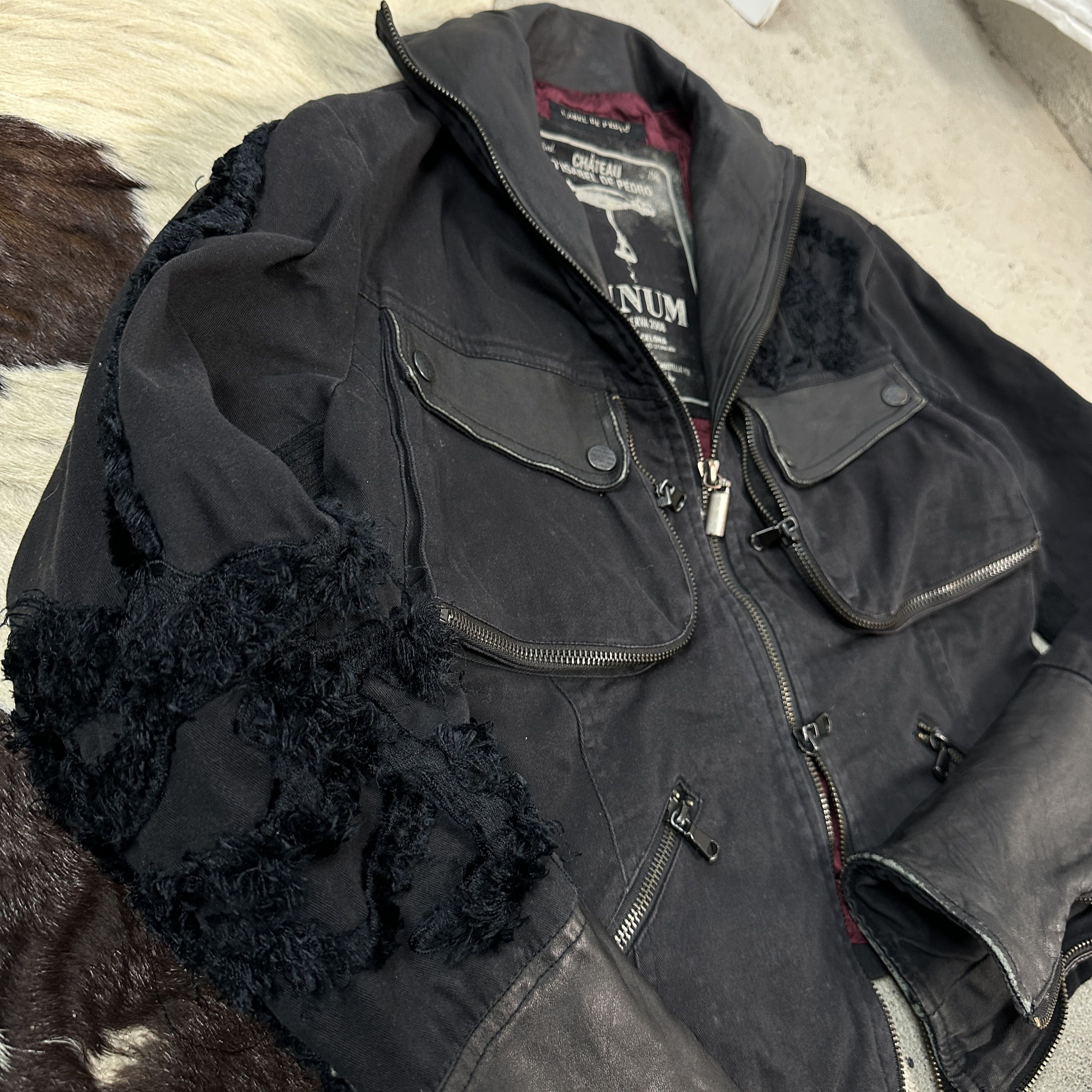 Vintage Vintage Double Zip Mr Cat Isabel Del Pedro Leather Jacket Size S / US 4 / IT 40 - 5 Thumbnail