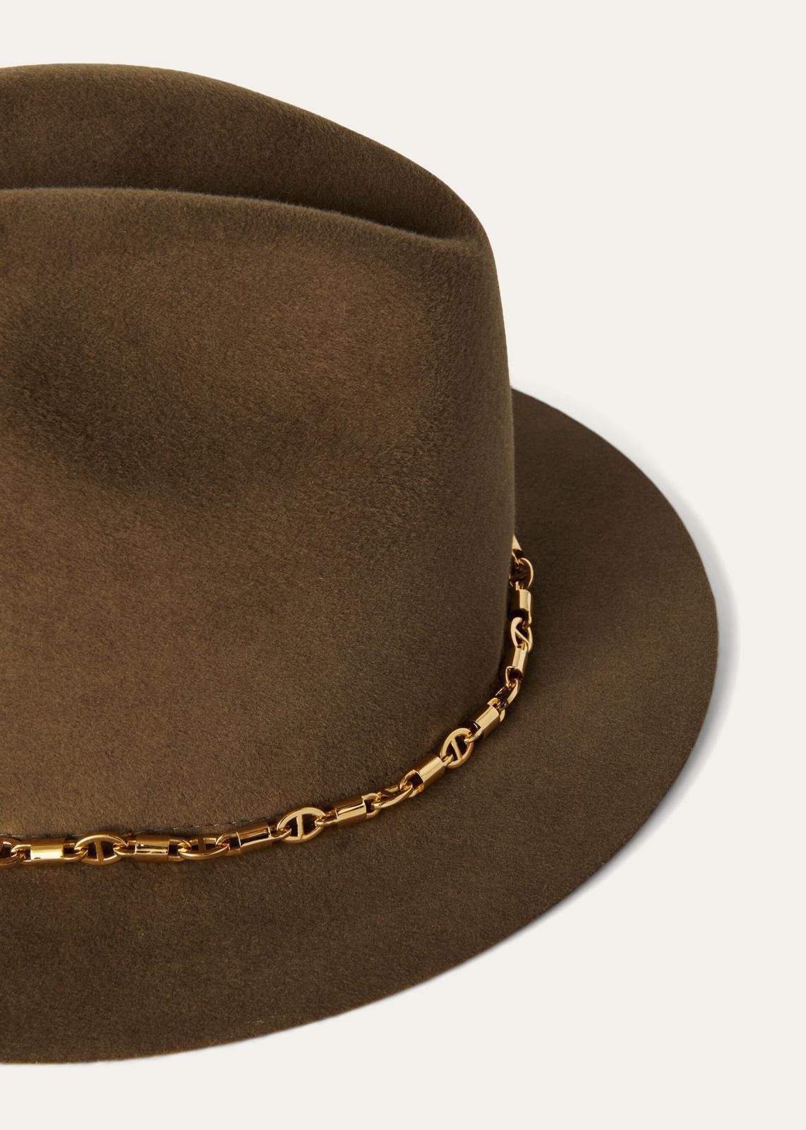 Loro Piana o1srvl11e0325 FAN4490 Size: OS / Hat / Cap in Brown Size ONE SIZE - 3 Thumbnail