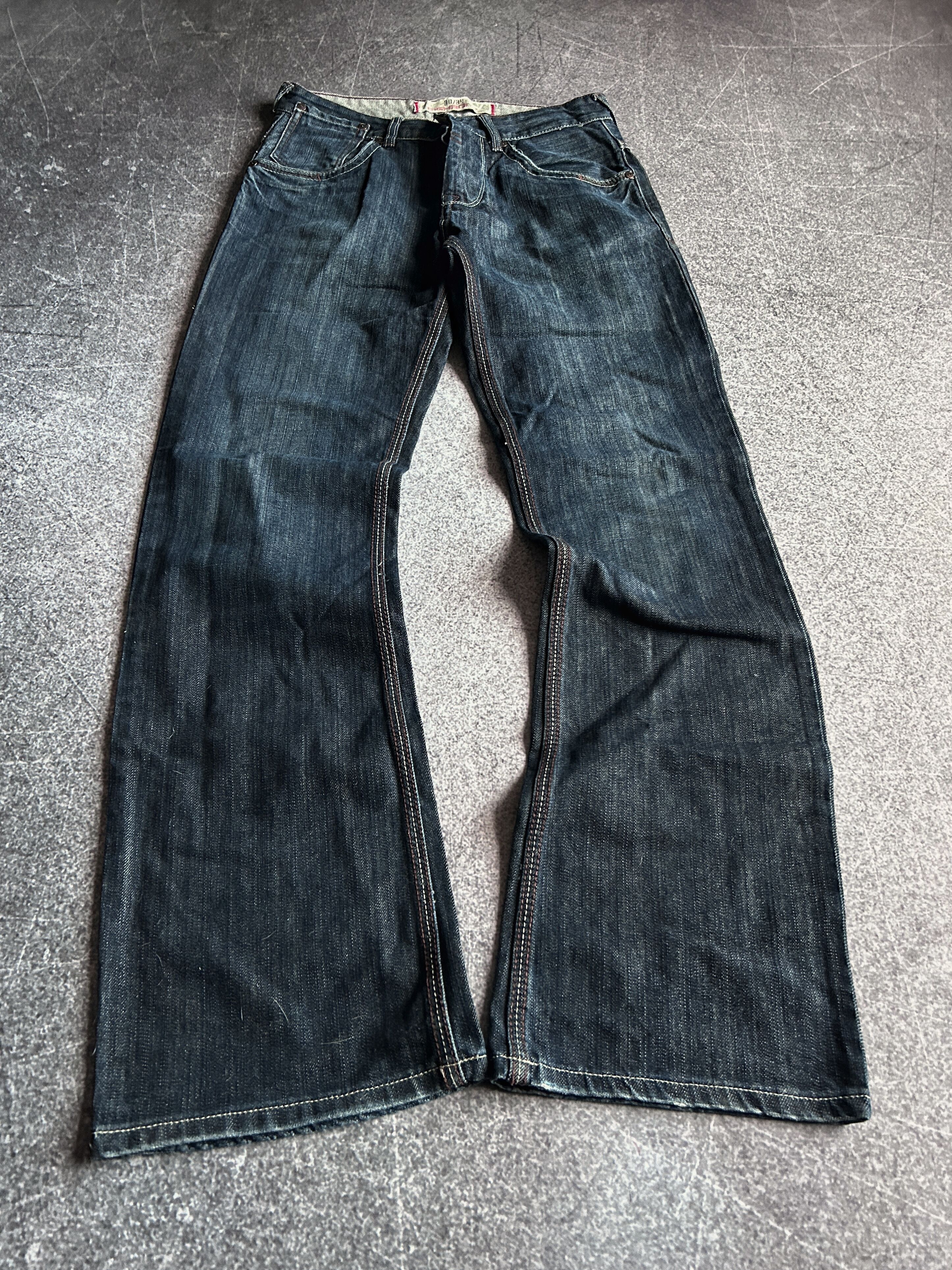 Pre-owned Hysteric Glamour X If Six Was Nine Vtg Crazy Hysteric Glamour Style Japanese Washed Jeans In Multicolor