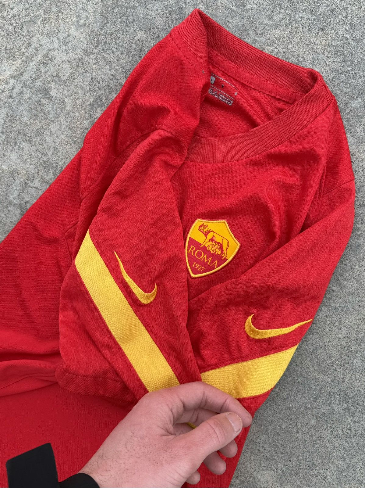 Nike Nike AS Roma Y2k Training Drill Soccer Jersey Blokecore Size US L / EU 52-54 / 3 - 2 Thumbnail