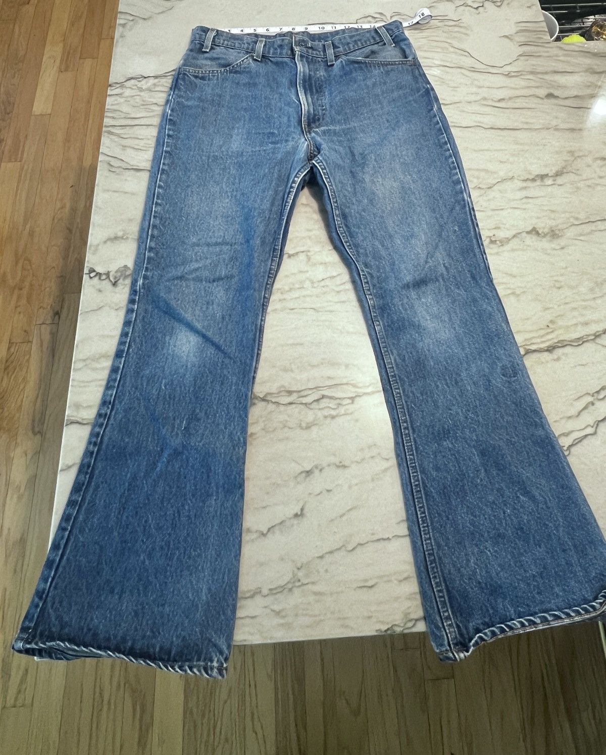 Levi's × Vintage Levi’s 80’s Vintage Orange Tab 646 Bell Bottoms Flare 33x30 Size US 33 - 1 Thumbnail