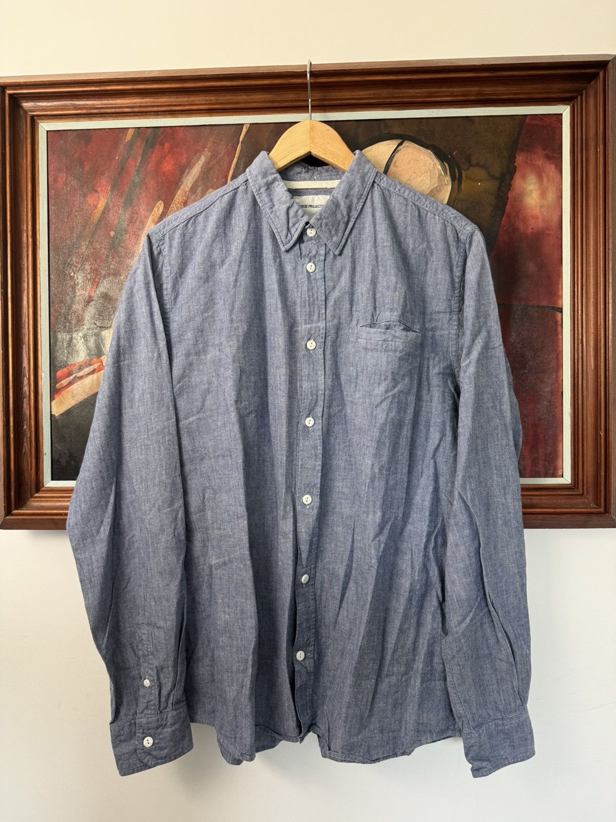 Norse Projects Norse Projects Button Up Shirt Copenhagen Casual Rare Hype Size US L / EU 52-54 / 3 - 1 Thumbnail