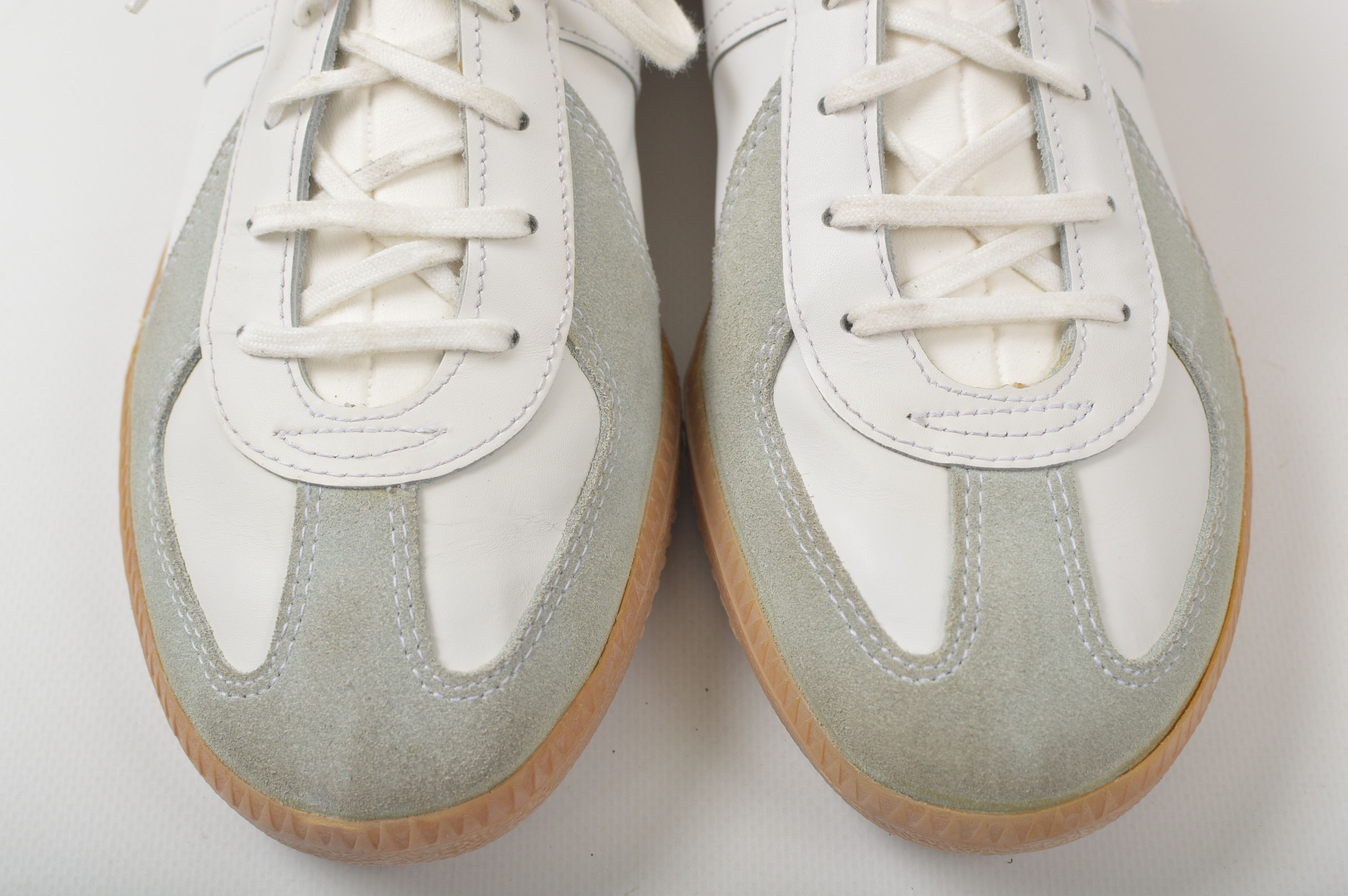 Vintage Bundeswehr BW Sport Vintage White Leather Sneakers Size US 8.5 / EU 41-42 - 3 Thumbnail