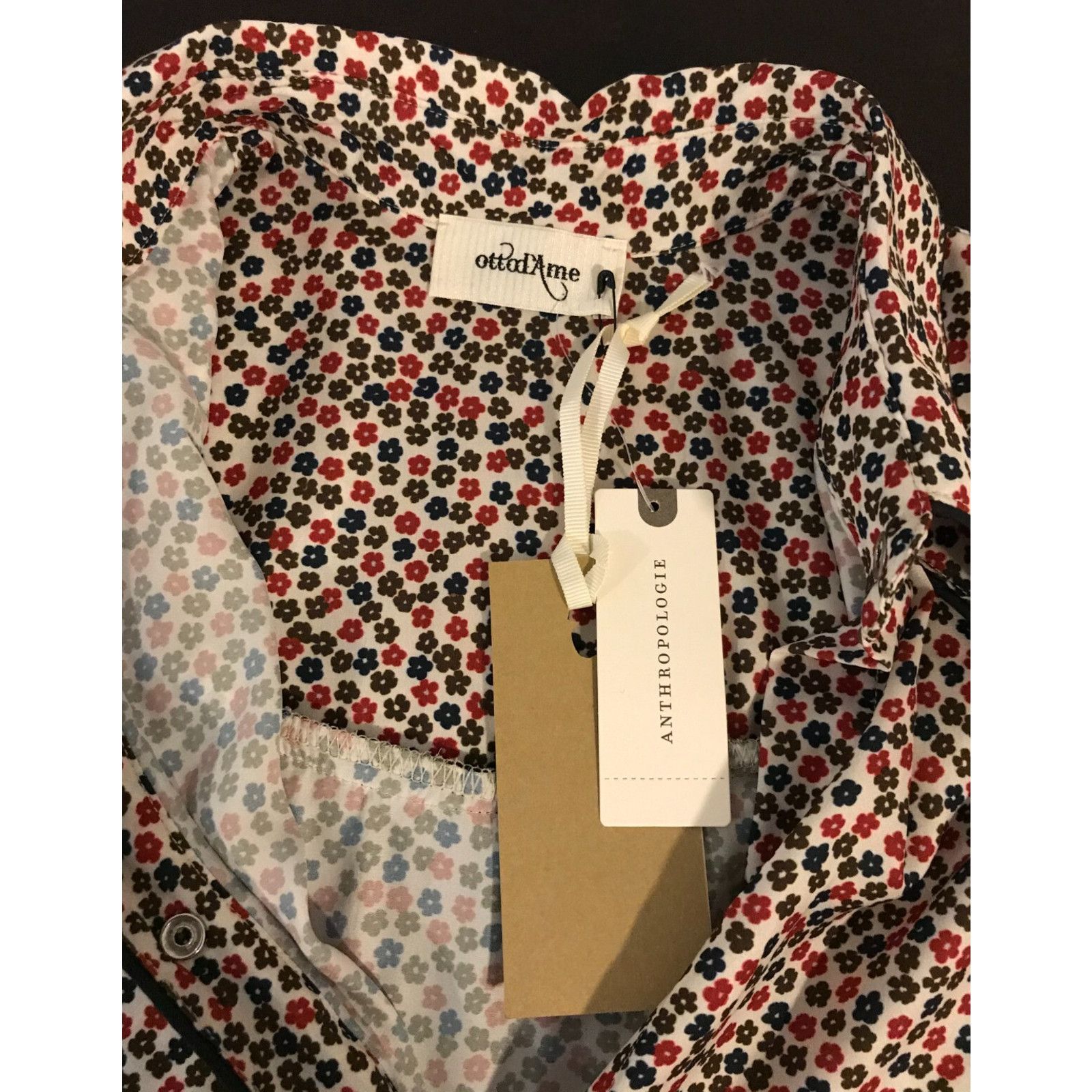 Anthropologie Anthropologie ottod'Ame Floral Western Buttondown Blouse Size S / US 4 / IT 40 - 7 Thumbnail