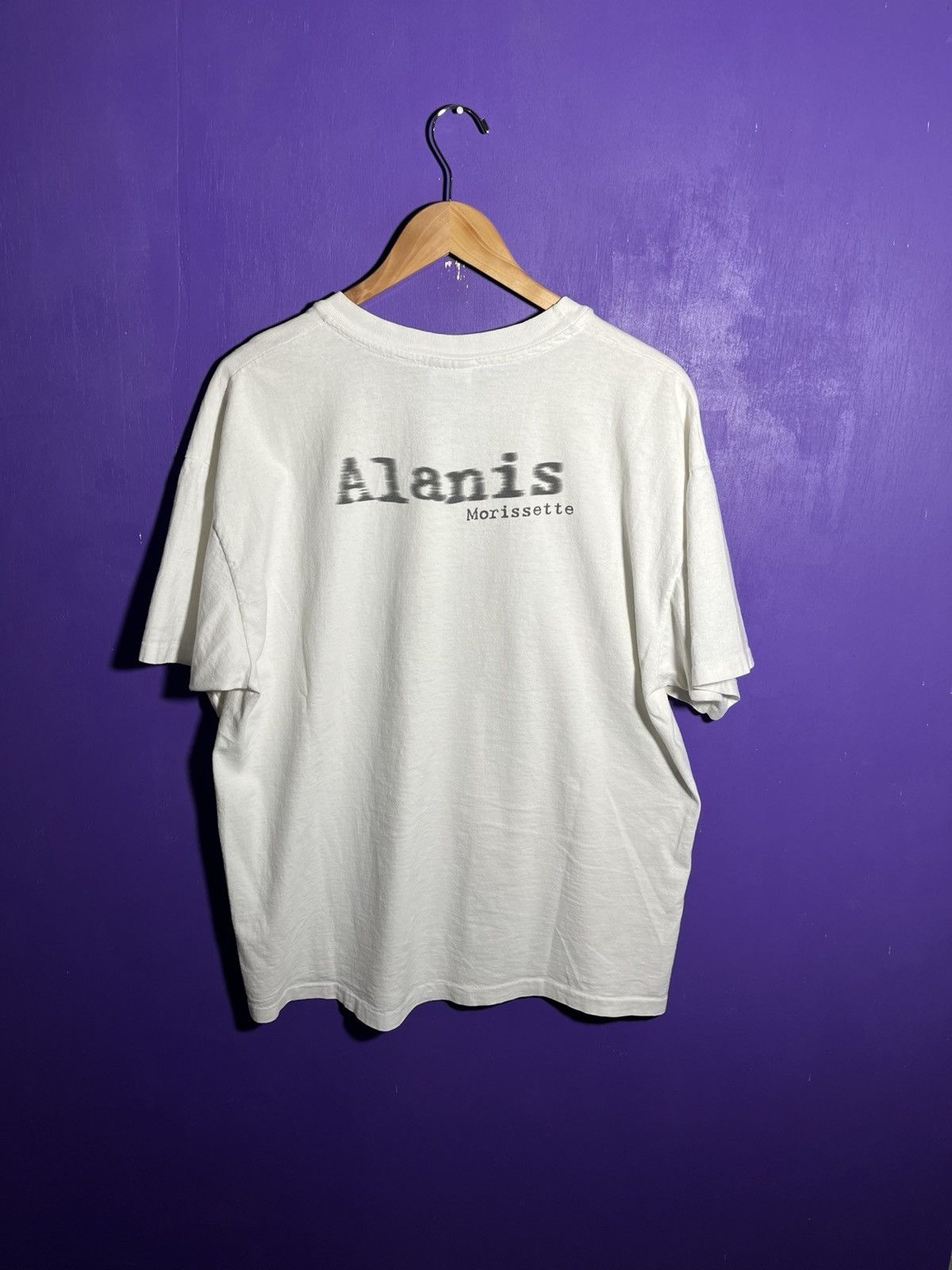 Band Tees × Vintage Vintage Alanis Morissette do I stress you out tour tee Size US XL / EU 56 / 4 - 2 Thumbnail