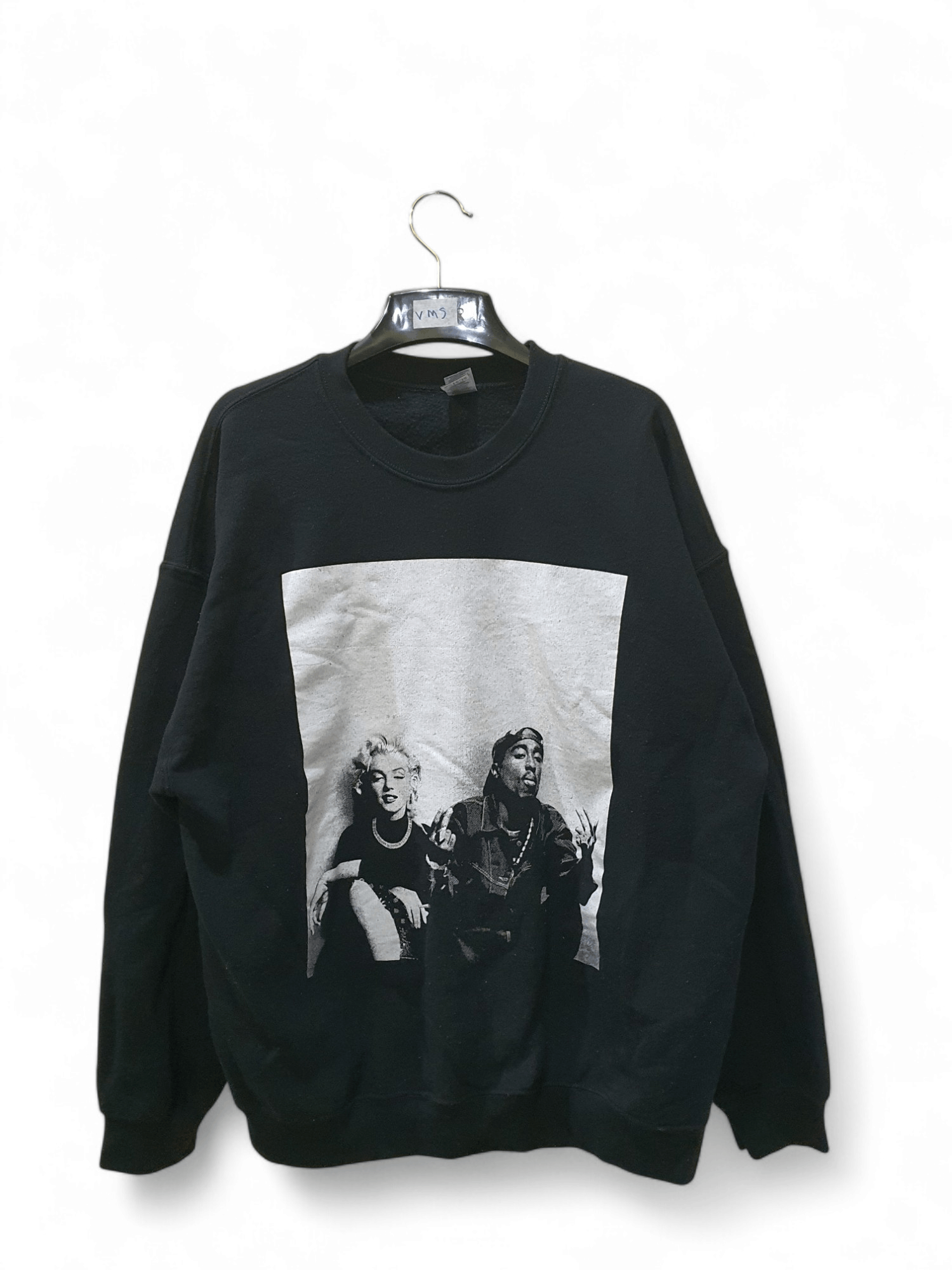 Gildan vintage Tupac Shakur and Marilyn Monroe graphic sweatshirt Size US XL / EU 56 / 4 - 1 Thumbnail