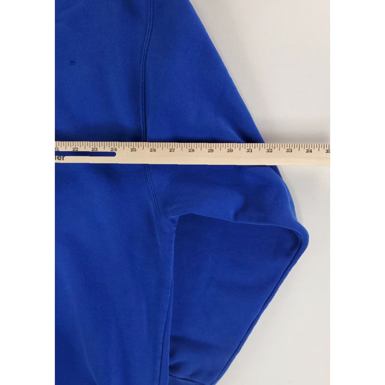 Nike VINTAGE Nike University Kansas Jayhawks Sweatshirt Center Swoosh Blue Mens XXL 2XL Size US XXL / EU 58 / 5 - 7 Thumbnail