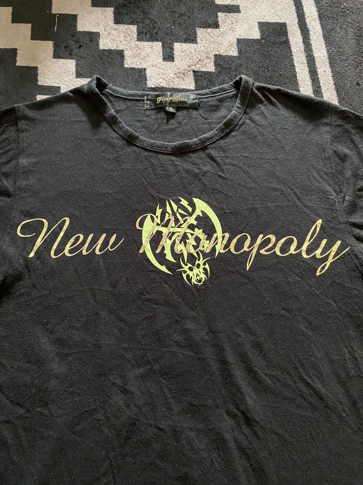 If Six Was Nine × Japanese Brand × Le Grande Bleu (L.G.B.) New Monopoly poem style tshirt Size US L / EU 52-54 / 3 - 4 Thumbnail