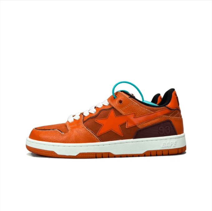 Bape ABATHINGAPE low cut board shoes for men Size US 8 / EU 41 - 1 Thumbnail